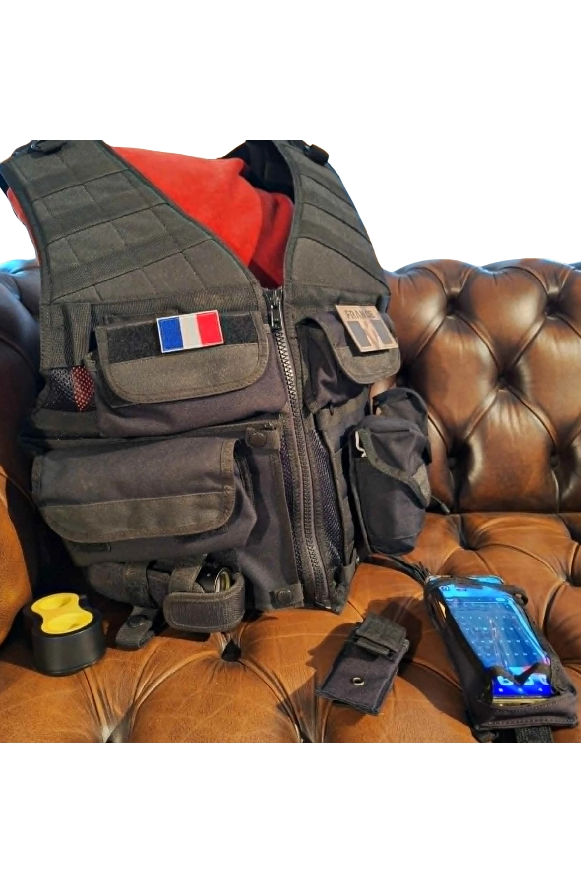 Gilete tático GK PRO + lanterna + acessórios M.O.L.L.E + 2 patches – photo 6